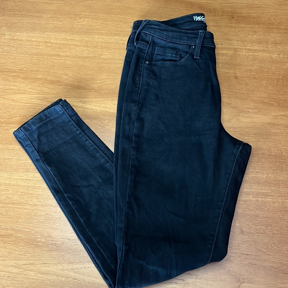 Mossimo Black Denim- Highest Rise Skinny 5 Pocket Jeans, Size 26 or 2R